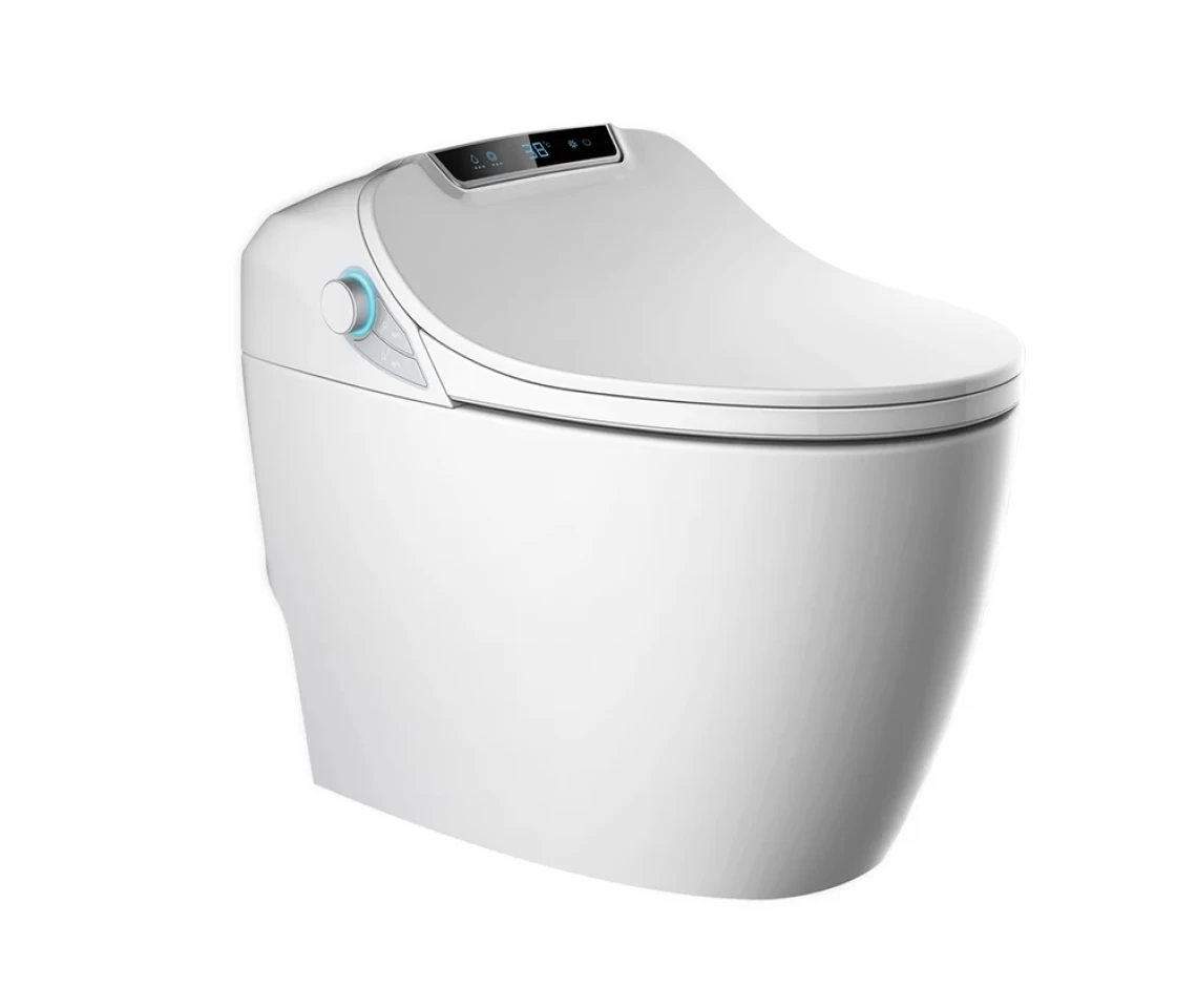 Bàn cầu thông minh HEGII Q9 HCE900A01 – Xả Water Storm mạnh mẽ, gia nhiệt tức thì, khử khuẩn 360°, mở nắp thông minh