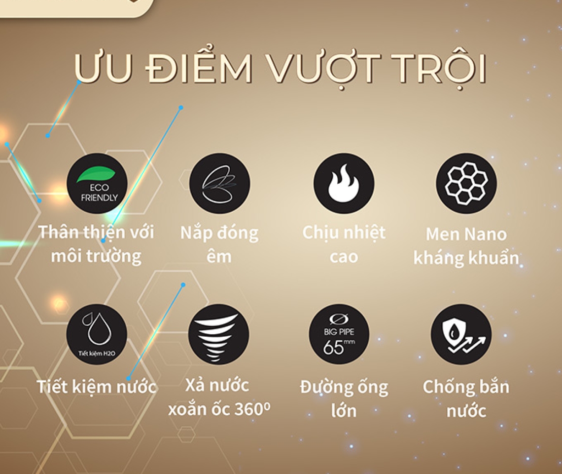 Bồn cầu một khối Basic BS-108