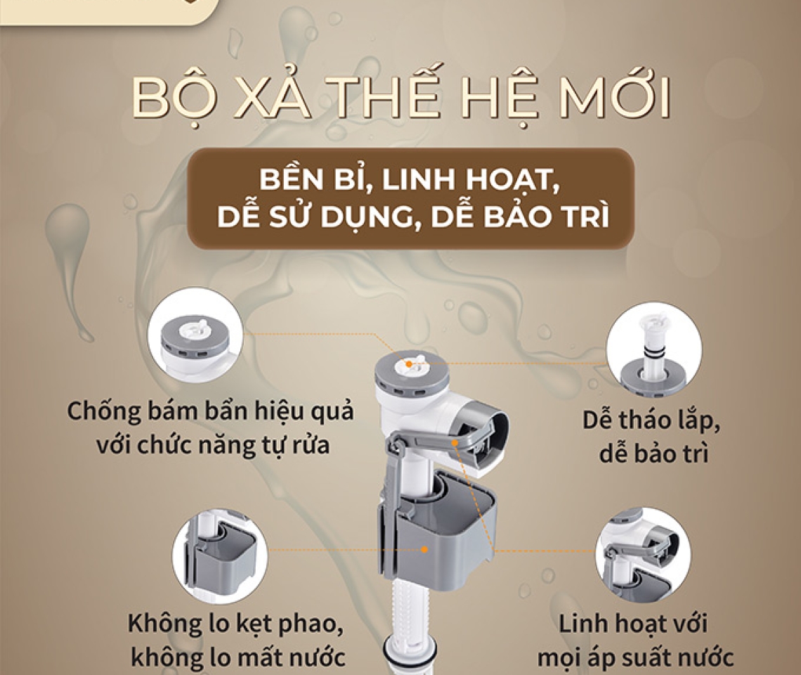 Bồn cầu một khối Basic BS-108