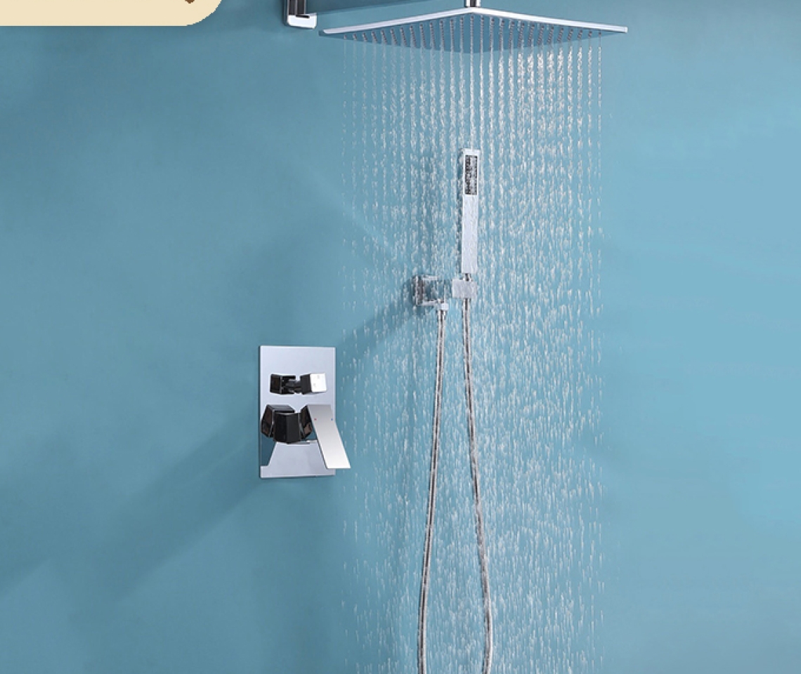 Sen âm tường nóng lạnh Basic GRACE màu Chrome