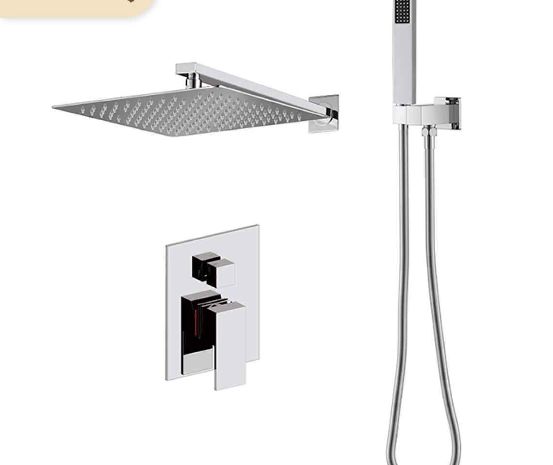 Sen âm tường nóng lạnh Basic GRACE màu Chrome